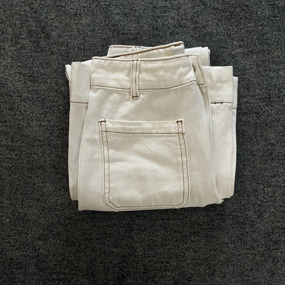 DISSH Sutton Cream Turnback Hem Jean - Picture 7 of 7